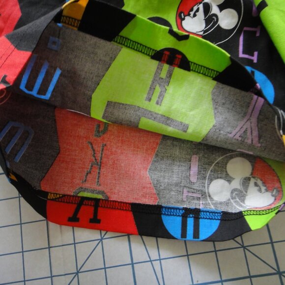 Vintage 90's Mickey & Co All Over Graphic Mickey Mouse Shorts Sz L NWT - Picture 5 of 14